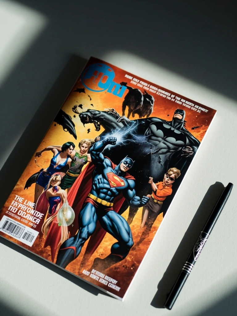 DC superhero issue cover